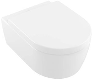 Villeroy & Boch Combi-Pack AVENTO inkl. Wand-WC tief DirectFlush und WC-Sitz weiß 5656HR01