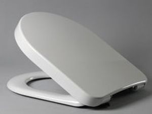Hamberger WC-Sitz Toilettensitz Samar SoftClose weiß Scharnier Edelstahl 531552