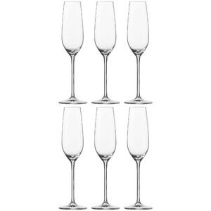 Schott Zwiesel 112494 Pohár na šampanské Fortissimo 240 ml, krištáľové sklo Tritan, číry (6 kusov)