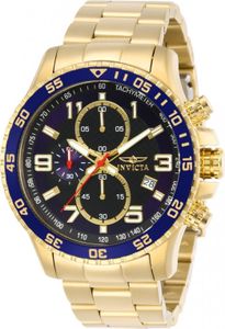 Invicta Specialty 14878 Herren uhr - Wasserdicht - Analog - Quarzuhrwerk - Edelstahl mit schwarzen zifferblat - 45mm Invicta Specialty 14878 Herren uhr - Wasserdicht - Analog - Quarzuhrwerk - Edelstahl mit schwarzen zifferblat - 45mm