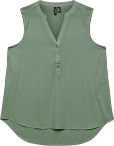 VERO MODA Ärmellose Bluse mit V-Ausschnitt und Knopfleiste Größe: XS VERO MODA Ärmellose Bluse mit V-Ausschnitt und Knopfleiste Größe: XS