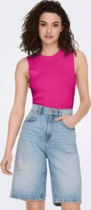 Only Majli ärmelloses T-shirt Rosa L Frau Rosa L