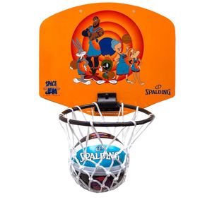 Spalding Mini Basketball Set Space Jam 79006Z,  Basketball-Rückwand, Unisex, Orange, Größe: One size