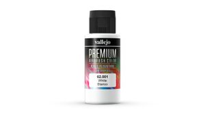 Premium Color Opaque Vallejo 62001 White 60ml Airbrush Acrylfarbe