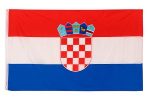 PHENO FLAGS Kroatien Flagge 90 x 150 cm Kroatische Fahne Nationalflagge 2 ÖSen