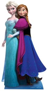 Frozen - Anna & Elsa Pappaufsteller Standy - ca 162 cm