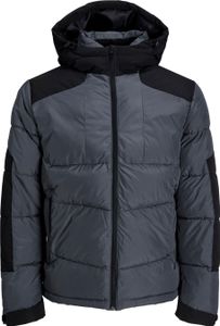 Jack & Jones Jacke Otis Puffer Übergangsjacke mit Kapuze und Kordelzug