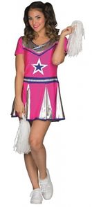 dress up Kostüm CheerleaderDamen rosa Größe 42