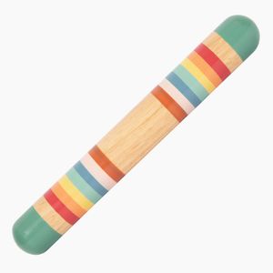small foot Regenmacher "Safari" aus Holz, Rhythmusinstrument und Rassel für Kinder ab 12 Monaten, Sinnesspielzeug, 12319