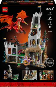 LEGO Ideas Dungeons & Dragons: Die Sage vom Roten Drachen, Bauset für Erwachsene, Dungeons and Dragons Geschenkideen für Fans, Fantasy-Bauset, kreative Aktivität 21348