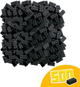 Simba Toys Bausteine Blox 500 schwarze 8er Steine lose