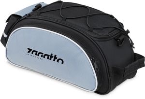 Zagatto ZG790 9L Fahrradträger Tasche mit zusätzlichem Schultergurt
