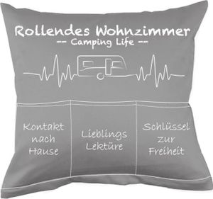 CamperCushion // Poduszka dla prawdziwych przyjaciół kamperów // Wyposażenie kampera // Pomysł na prezent na kemping // Kemping // Prezent na Dzień Ojca, prezent na Boże Narodzenie, prezent na Dzień Matki, prezent urodzinowy