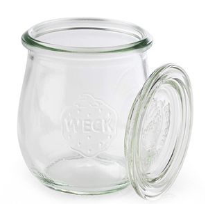 APS Weck-Glas mit Deckel Tulpen-Form 220 ml 12er Set