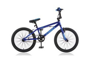 20 Zoll BMX Kinder Mädchen Sport Jugend Jungen Fahrrad Rad Kinderfahrrad 360° Rotor Freestyle Bike WINNER BLAU