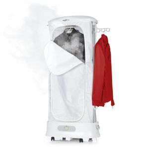 MAXXMEE Wäschepflege-Center 3in1 - 1350W - weiß Trockner Wäscheständer Bügelstation Dampfbügeln Schnelltrocknung Hemden