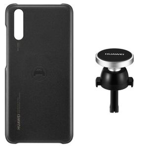 Huawei Car Kit Package inklusive PC Case und Magnetic Car Holder CF13 Black, für Huawei P20