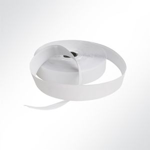 Lysel® Klettband Flauschband selbstklebend Hotmelt Universalkleber weiß Breite 25mm VE 12 Meter