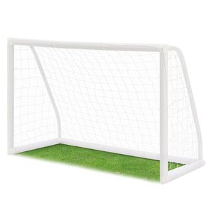 ArtSport Fußballtor 180 x 120 cm – Mini Fußballtor mit Klicksystem für Garten in Weiß – Stabiles Fußball-Tor inklusive Netz & Tragetasche