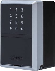 ABUS Schlüsseltresor Smart KeyGarage™ - per App mit Smartphone oder per Zahlencode bedienbar - Bluetooth Schlüsselsafe für 20 Schlüssel - zur Wandmontage, Schwarz