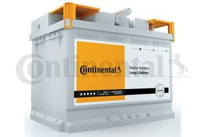 Continental Autobatterie 65Ah 12 V Starterbatterie 640 A Bleisäure Batterie Auto