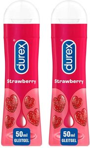 Durex Play Sweet Strawberry Gleit- & Erlebnisgel mit Erdbeeraroma 2 x 50ml