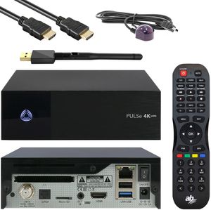 AB PULSe 4K Mini UHD Sat-Receiver 1xDVB-S2X, Linux E2 + 600 Mbit/s Wlan USB