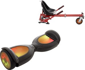 6.5 Zoll Hoverboard mit Stoßdämpfern Hoverkart, Jetson Prism Black PRO, Standard Reichweite und Rot Hoverkart mit Doppelt Stoßdämpfer, Smart Balance 6.5 Zoll Hoverboard mit Stoßdämpfern Hoverkart, Jetson Prism Black PRO, Standard Reichweite und Rot Hoverkart mit Doppelt Stoßdämpfer, Smart Balance
