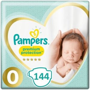 Pampers Premium Protection Windeln Große 0 - 144 Windeln Monatsbox