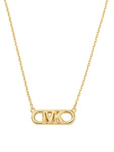 Michael Kors MKC164200710 Halskette mit Anhänger Damen MK Logo Silber Gold