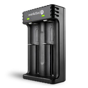 Ładowarka do akumulatorów LiIon 3,7v CR18650,CR123,14500 2 gniazda USB micro LC-200 EverActive