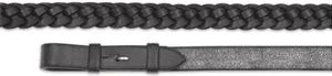 Aviemore - Geflochtene Zügel, Leder ER699 (54 in x 0,6 in) (Schwarz)