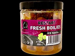 LK Baits Boilie v dipu Fresh Boilie Restart Ice Vanilla 250ml 47030409