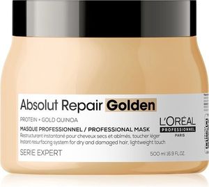 L´Oréal Professionnel Série Expert Absolut Repair Gold Quinoa + Protein Golden Masque pflegende Haarmaske für stark geschädigtes Haar 500 ml