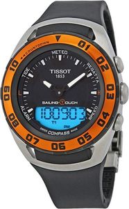Tissot Herren Quarzuhr Tissot - Sailing Touch Chronograph Orange Schwarz T0564202705102 Schwarz & Orange Onesize Tissot Herren Quarzuhr Tissot - Sailing Touch Chronograph Orange Schwarz T0564202705102 Schwarz & Orange Onesize