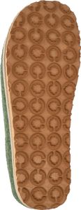 Fischer Damen Hausschuh Filz Pantoffel lose Einlagen 625003, Größe:41 EU, Farbe:Grün