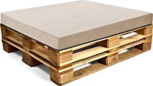 Vankúš z palety vonkajší Euro vankúš na sedenie z palety 80 x 120 cm - penový vankúš na sedenie z palety a poťah na pohovku z palety Lincoln Beige Vankúš z palety vonkajší Euro vankúš na sedenie z palety 80 x 120 cm - penový vankúš na sedenie z palety a poťah na pohovku z palety Lincoln Beige