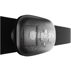 ATLETICA A5 Brustgurt | Alle drei Verbindungsstandards 5.3 kHz, ANT+ sowie Bluetooth 5.0 | Kompatibel mit über 100 Smartphones, Apps und Cardiogeräten