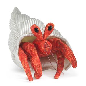Folkmanis Fingerpuppe Mini Einsiedlerkrebs / Mini Hermit Crab 2786