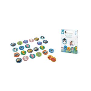 Janod J04714 24-teiliges memo-Spiel für das Bad-Kleinkindspielzeug-Gedächtnistraining-Ab 2 Jahren