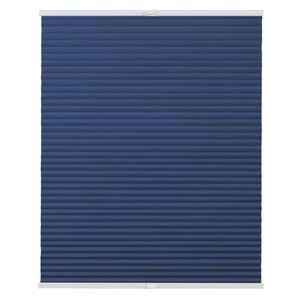 Lichtblick Wabenplissee Klemmfix, ohne Bohren, verspannt, blickdicht, Hitzeschutz - Blau 100 cm, 130 cm x 100 cm (B x L)