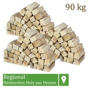 Brennholz Kaminholz Kiefer Holz 90 kg Für Ofen und Kamin Kaminofen Feuerschale Grill Feuerholz Holzscheite Wood 25 cm kammergetrocknet flameup