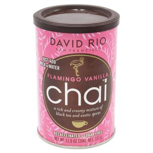 David Rio Flamingo Vanilla Chai | Gewürzteemischung | zuckerfrei & koffeinfrei | 337g Dose