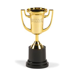Mini Pokal Trophäe Winner goldfarben 1 Stück