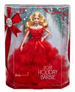 Barbie Signature Holiday Barbie Puppe (blond). FRN69