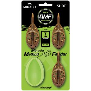 Mikado Methode Feeder Shot Q.m.f. Korb Set L - 3x20g + Form