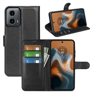 Hülle für Motorola Moto G34 Handyhülle mit [Standfunktion] [Kartenfächern] Case