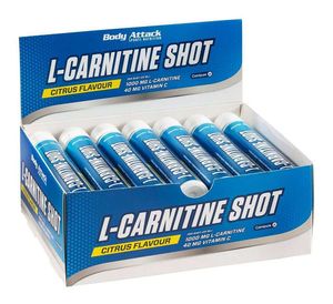 Body Attack L-Carnitine Shot – 20 x 25 ml Ampullen, Citrus