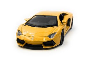 Onwomania Modellauto Lamborghini Aventador Sportwagen Zufällige Farbe! Auto Mst. 1:34-39