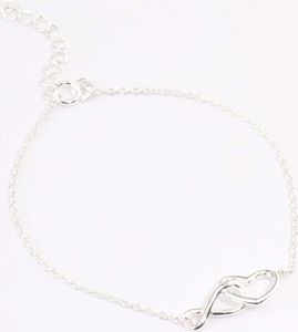 Lovisa - Sterling Silber Herz &amp; Unendlichkeitsarmband